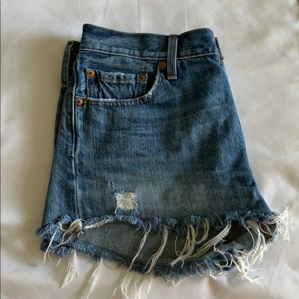 Levi 501 High Rise Jean Shorts